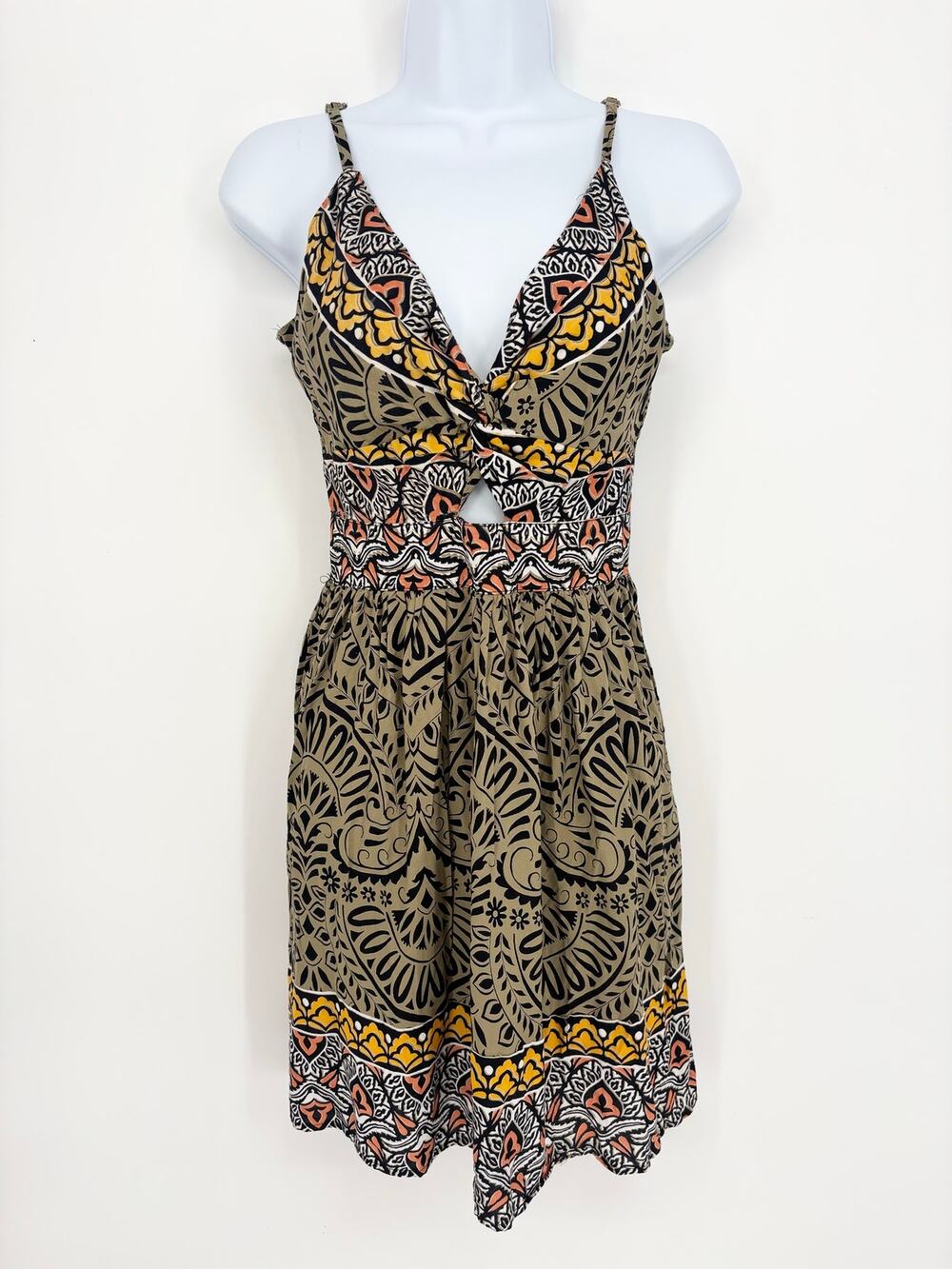 Angie NWT Boho Cutout Mini Dress Size M